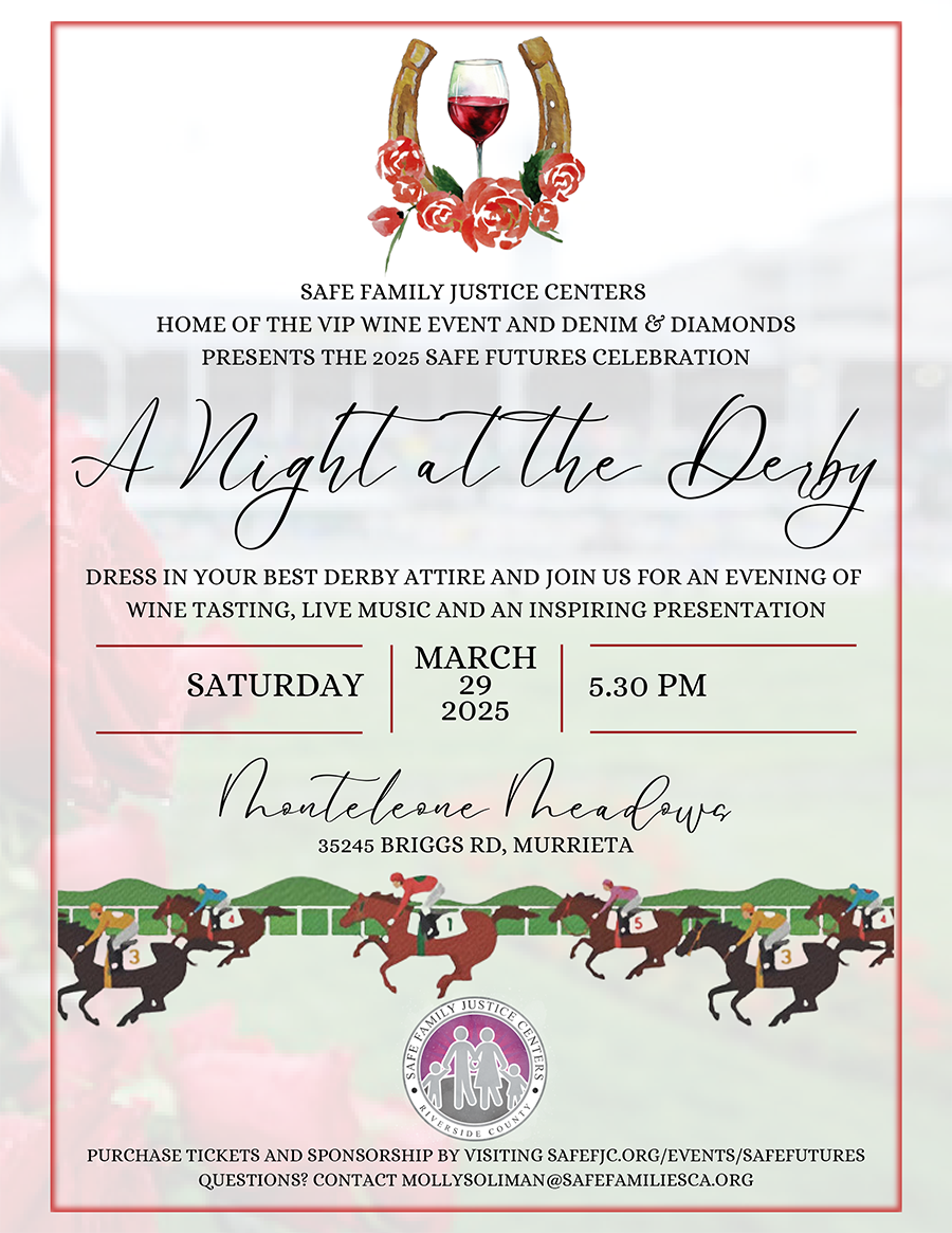 Safe Futures: A Night at the Derby – SAFE Family Justice Center